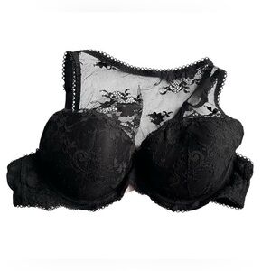 NWT Victoria's Secret Elegant Black high Lace Bra